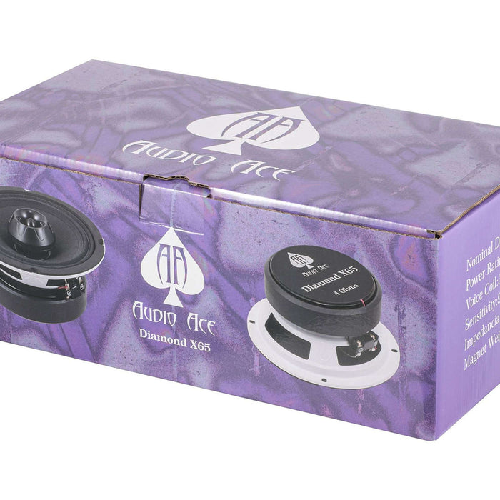 Audio Ace Diamond X8 8" 150W RMS 4-Ohm PAIR Car Audio Coaxial Speakers