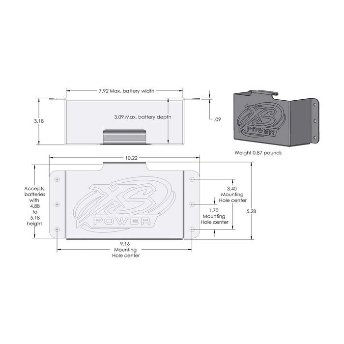 XS Power 510 - 375 Side Mount