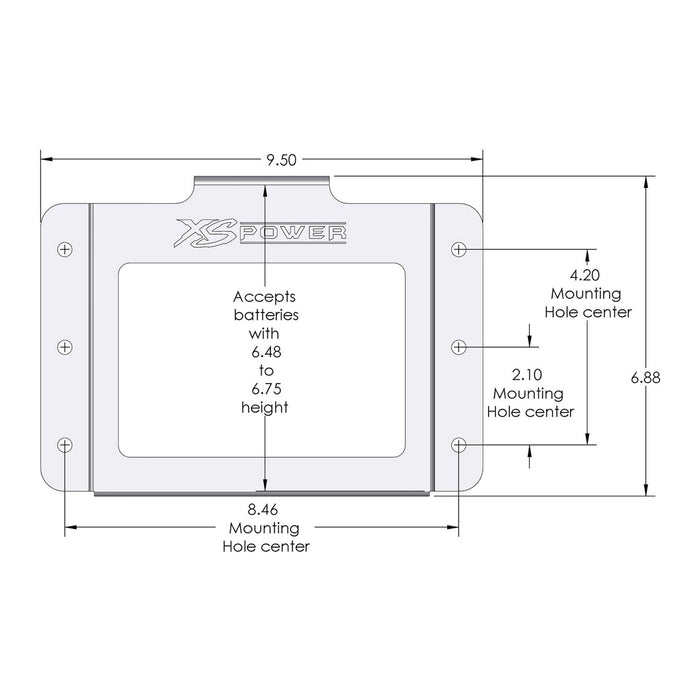 XS Power 514 - 545 Side Mount