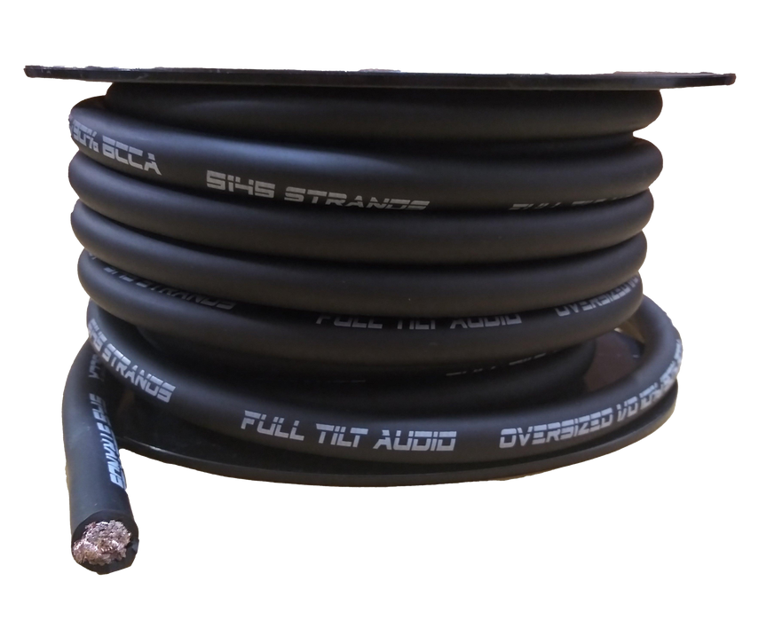 Full Tilt 50' 1/0 AWG CCA Power/Ground Cable