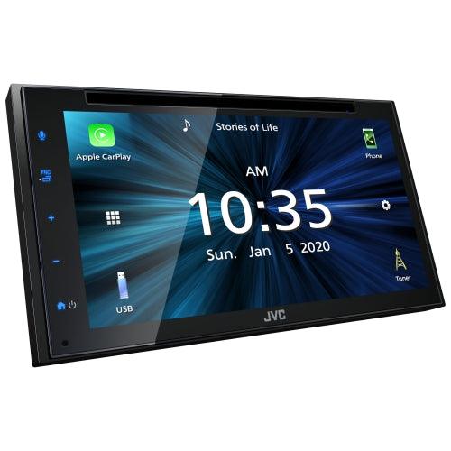 JVC KW-V66BT 6.8" Double Din Multimedia Receiver w/ Apple CarPlay / Android Auto - Showtime Electronics