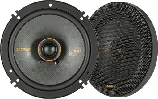 Kicker 47KSC6504 6.5" 6-1/2" 100W 2-Way Coaxial Car Audio Speakers KSC KS - Showtime Electronics