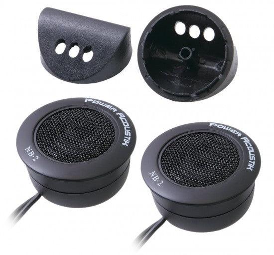 Power Acoustik NB-2 200-Watt 3-Way Tweeters - Showtime Electronics