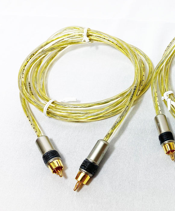 Tsunami RTP900YL-6 24K Gold Plated 6-Foot 2-Channel Male to Male Twisted Pair RCA - Showtime Electronics