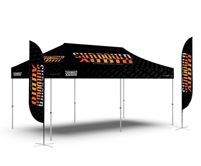 Sundown Audio Branded 20x10 Pop-Up Event Tent - Sundown Audio
