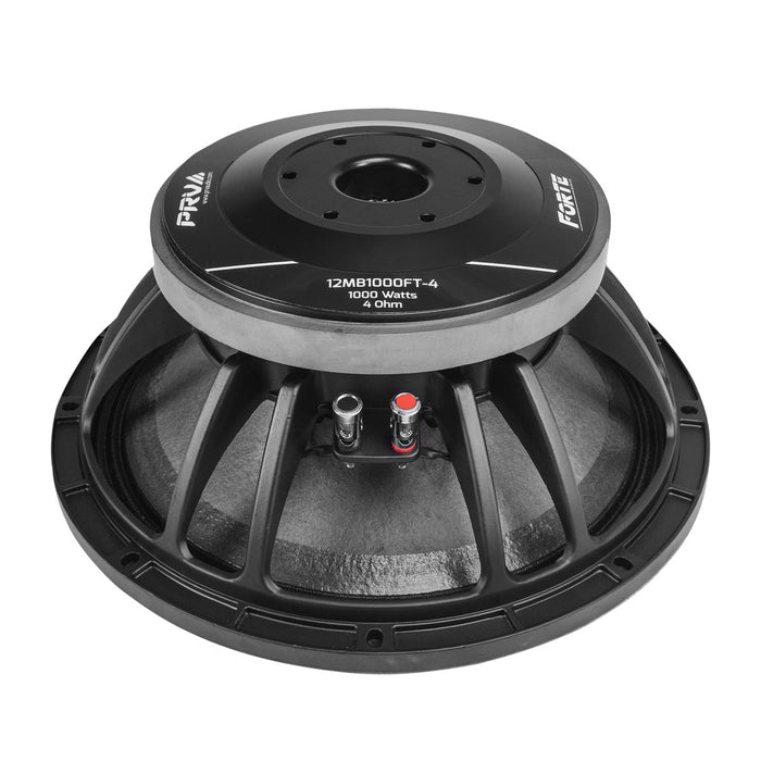 PRV Audio 12MB1000FT-4 12" 4-Ohm 1000W Midbass Car Pro Audio Speaker MID