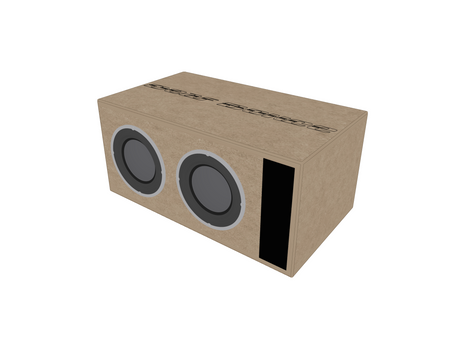 Deaf Bonce Dual 12" 3512R MDF Ported Enclosure