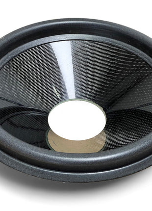 15″ Carbon Fiber Subwoofer Cone - U Roll - 4″ Opening image 0
