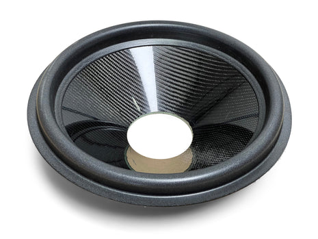15″ Carbon Fiber Subwoofer Cone - U Roll - 4″ Opening image 0