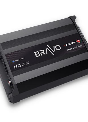 STETSOM BRAVO HQ 800.4 MULTICHANNEL CAR AUDIO DIGITAL AMPLIFIER (2 OHMS STABLE - 800 WATTS RMS)