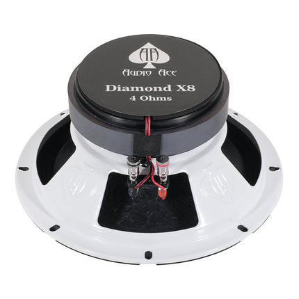 Audio Ace Diamond X8 8″ Coaxial Mid‑Range Pro Speaker - 180W RMS, 4Ω