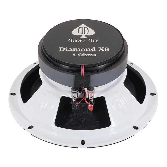 Audio Ace Diamond X8 8″ Coaxial Mid‑Range Pro Speaker - 180W RMS, 4Ω
