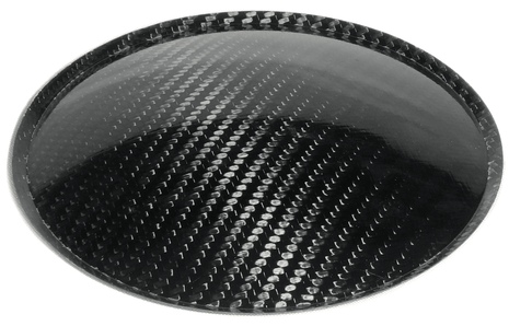 5.9" (150mm) Carbon Fiber Speaker Subwoofer Dust Cap image 0