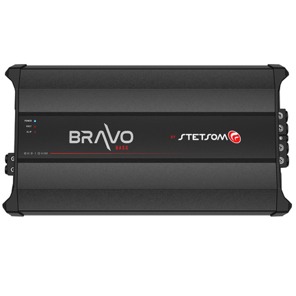 STETSOM BRAVO BASS 8K Mono 1-Channel Class D - 8000 Watts DIGITAL SUBWOOFER AMPLIFIER