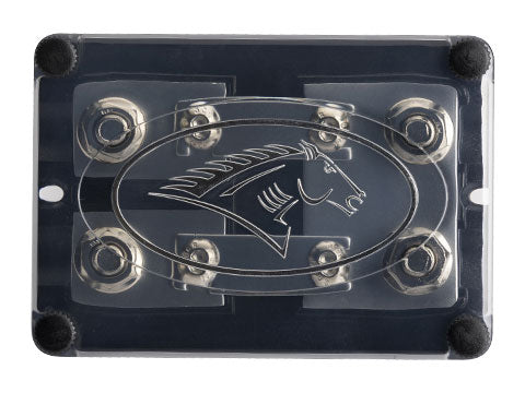 Kicker Warhorse 50HPFD2 Nickel Playted 2-Out Fused Distribution Block HPFD2