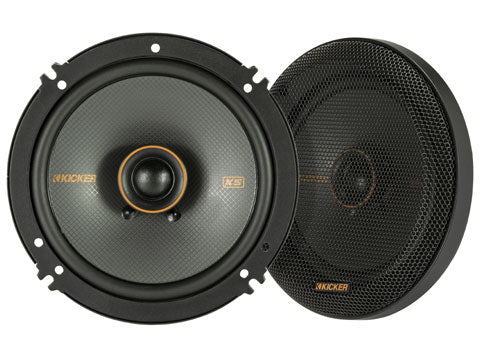 Kicker 51KSC6504 6.5" 6-1/2" 100W 4-Ohm 2-Way Coaxial Speakers KSC650