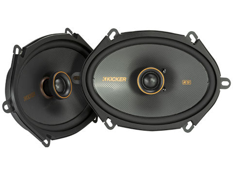 Kicker 51KSC6804 6x8 6" x 8" 150W 4-Ohm 2-Way Coaxial Speakers KSC680