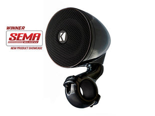 Kicker 47PSMB32 PSM gloss black motorcycle handlebar speakers