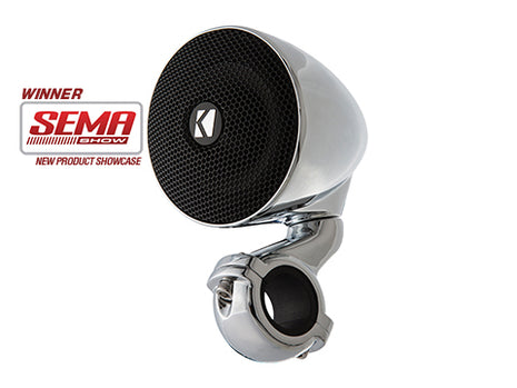 Kicker 47PSM32 PSM chrome motorcycle handlebar speakers