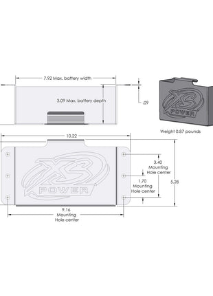 XS Power 510 - 375 Side Mount