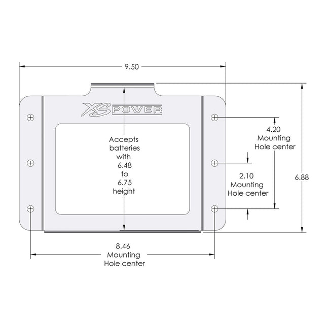 XS Power 511 - 680 Side Mount