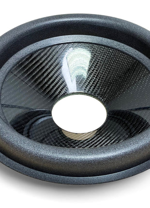 12″ Carbon Fiber Subwoofer Cone - Big Roll - 3″ Opening image 0