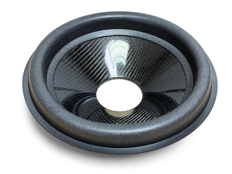 12″ Carbon Fiber Subwoofer Cone - Big Roll - 3″ Opening image 0
