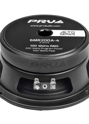 PRV Audio 6MR200A-4 6.5" 4-Ohm 200W Midrange Car Pro Audio Speaker MID
