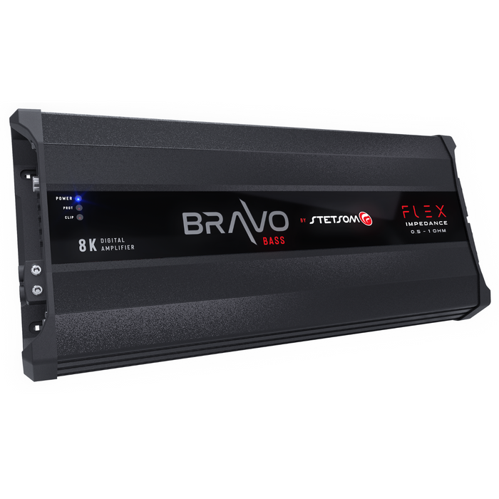 Stetsom BRAVO BASS Flex 8K Mono Class D Car Audio Amplifier
