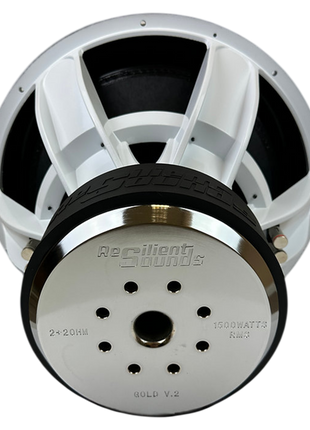 RESILIENT SOUNDS GOLD V2 18" DUAL 2 OHM (D2) SUBWOOFER