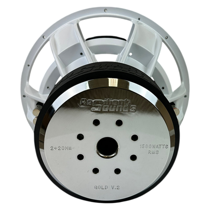 RESILIENT SOUNDS GOLD V2 15" DUAL 2 OHM (D2) SUBWOOFER