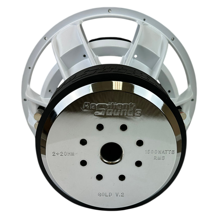 RESILIENT SOUNDS GOLD V2 15" DUAL 2 OHM (D2) SUBWOOFER