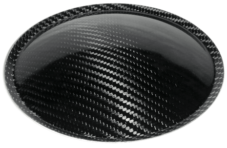 6.54" (166mm) Carbon Fiber Speaker Subwoofer Dust Cap image 0