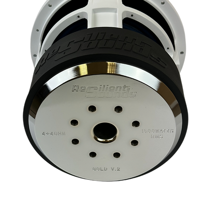 RESILIENT SOUNDS GOLD V2 10" DUAL 2 OHM (D2) SUBWOOFER