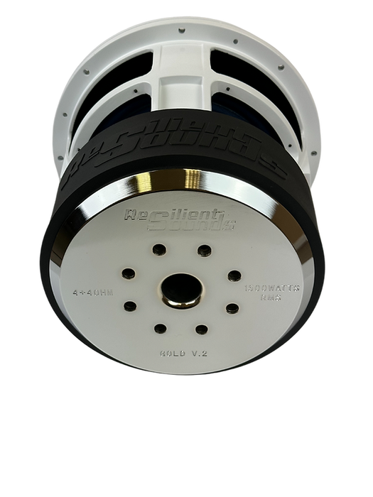 RESILIENT SOUNDS GOLD V2 10" DUAL 2 OHM (D2) SUBWOOFER