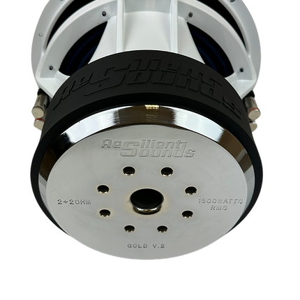 RESILIENT SOUNDS GOLD V2 12" DUAL 2 OHM (D2) SUBWOOFER