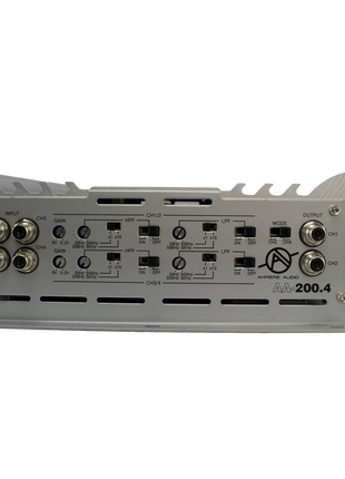 Ampere Audio AA-200.4 350Wx4 Four Channel Car Amplifier – High Power Car Audio Amp