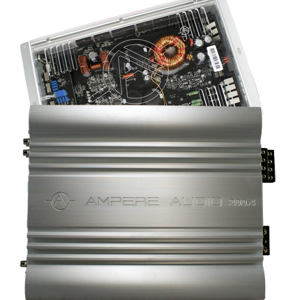 Ampere Audio AA-200.4 350Wx4 Four Channel Car Amplifier – High Power Car Audio Amp