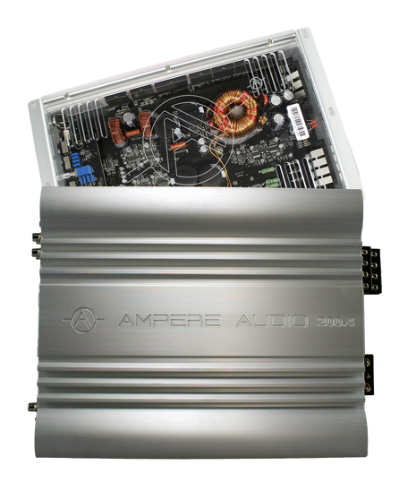 Ampere Audio AA-200.4 350Wx4 Four Channel Car Amplifier – High Power Car Audio Amp