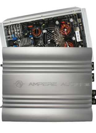 Ampere Audio AA-3K 3,000W Mono Block Car Amplifier – High Power Car Audio Amp