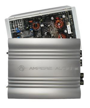 Ampere Audio AA-3K 3,000W Mono Block Car Amplifier – High Power Car Audio Amp