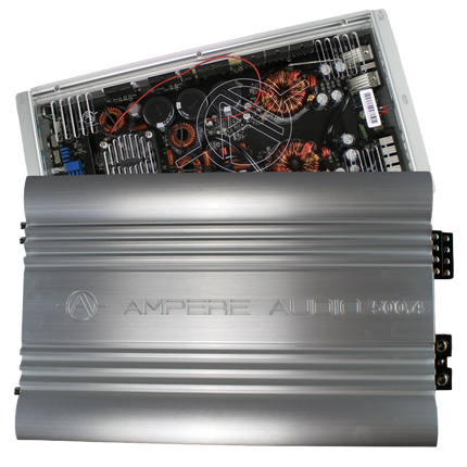 Ampere Audio AA-500.4 700Wx4 Four Channel Car Amplifier – High Power Car Audio Amp