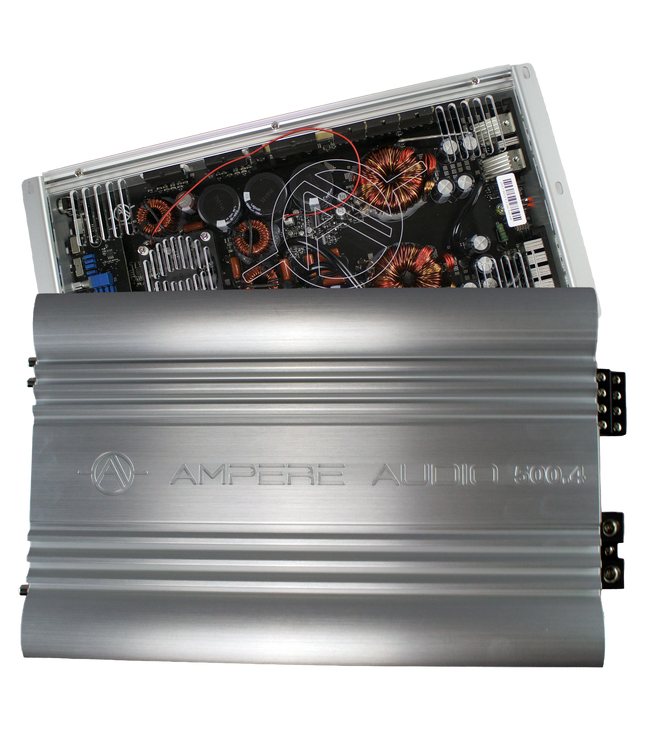 Ampere Audio AA-500.4 700Wx4 Four Channel Car Amplifier – High Power Car Audio Amp