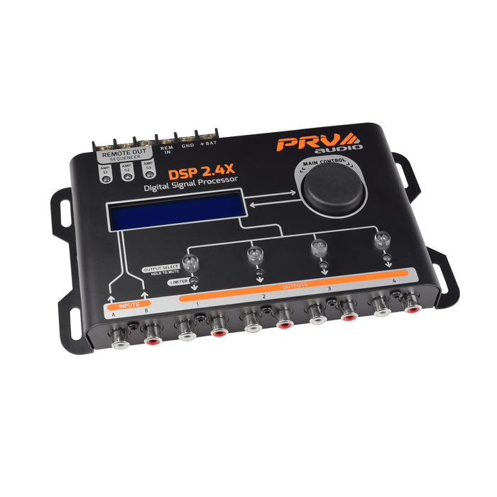 PRV Audio DSP2.4X 4-Channel Digital Signal Processor w/ Built-In LCD DIsplay