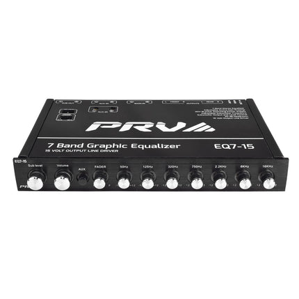 PRV Audio EQ7-15 7 Band 1/2 DIN Car Audio Equalizer
