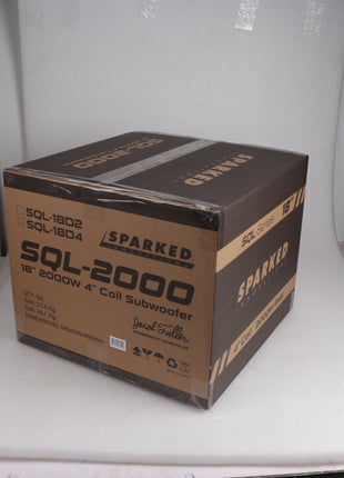 Sparked Innovations 18" SQL-2000 Car Audio Subwoofer 2000W DVC