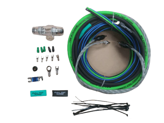 Full Tilt 8 Gauge Amplifier Wiring Kit - Multiple Colors