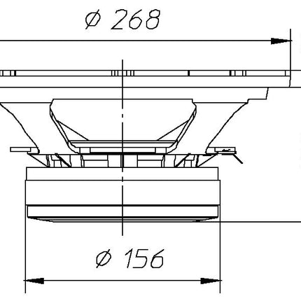 Ciare PW257 Professional 10" Low Frequency Driver