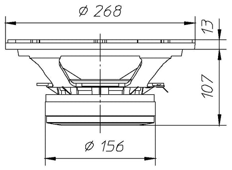 Ciare PW257 Professional 10" Low Frequency Driver