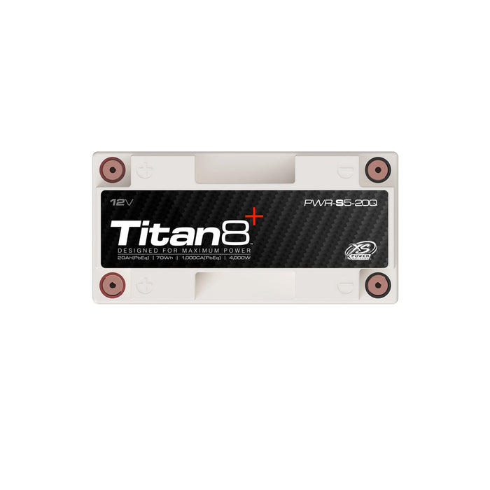 XS Power Titan8 PWR-S5-20Q 12V Lithium BCI Group 20/20L Battery